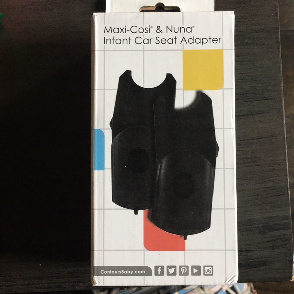 Contours infant car seat adaptor Maxi Cosi or Nuna